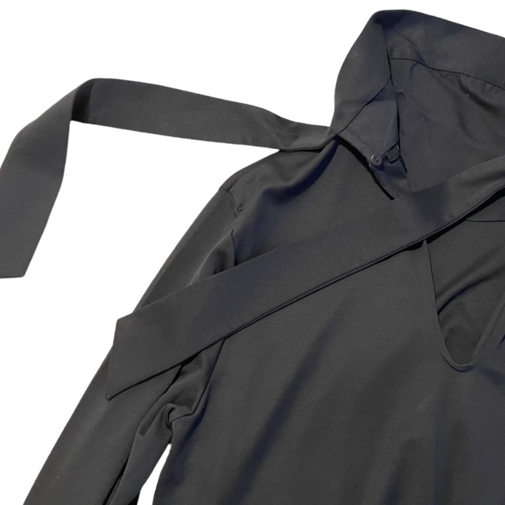 COS NECK TIE DETAIL DRESS